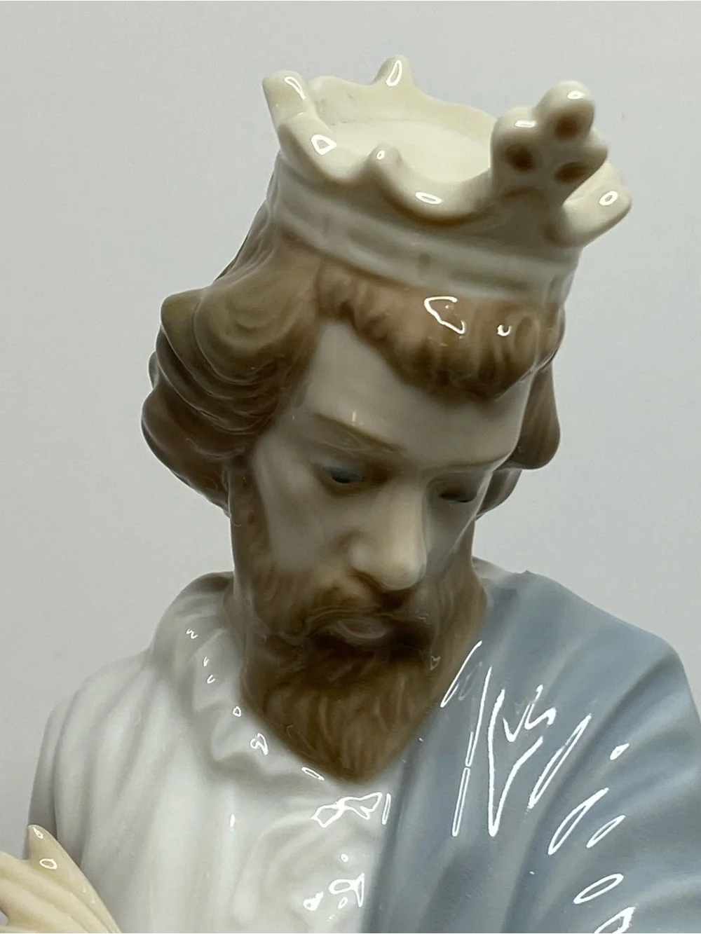 Nap by Lladro Nativity Porcelain Figurine KING GASPAR WITH CUP Christmas 00412